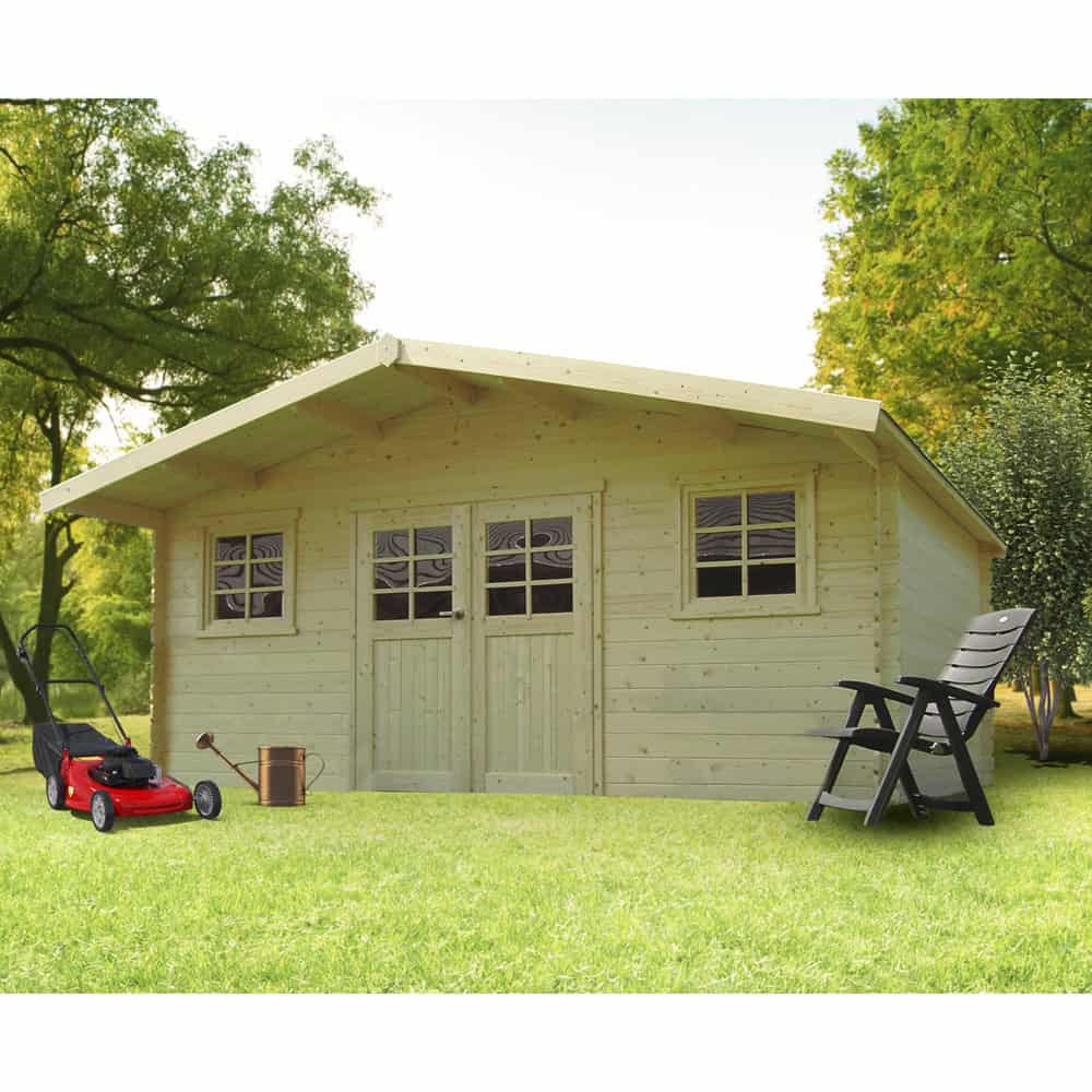 Casetta in legno DOUAI 508 x 298 x 253 spessore 28 pavimento COMPRESO-0 Casetta in legno DOUAI 508 x 298 x 253 spessore 28 pavimento COMPRESO-0