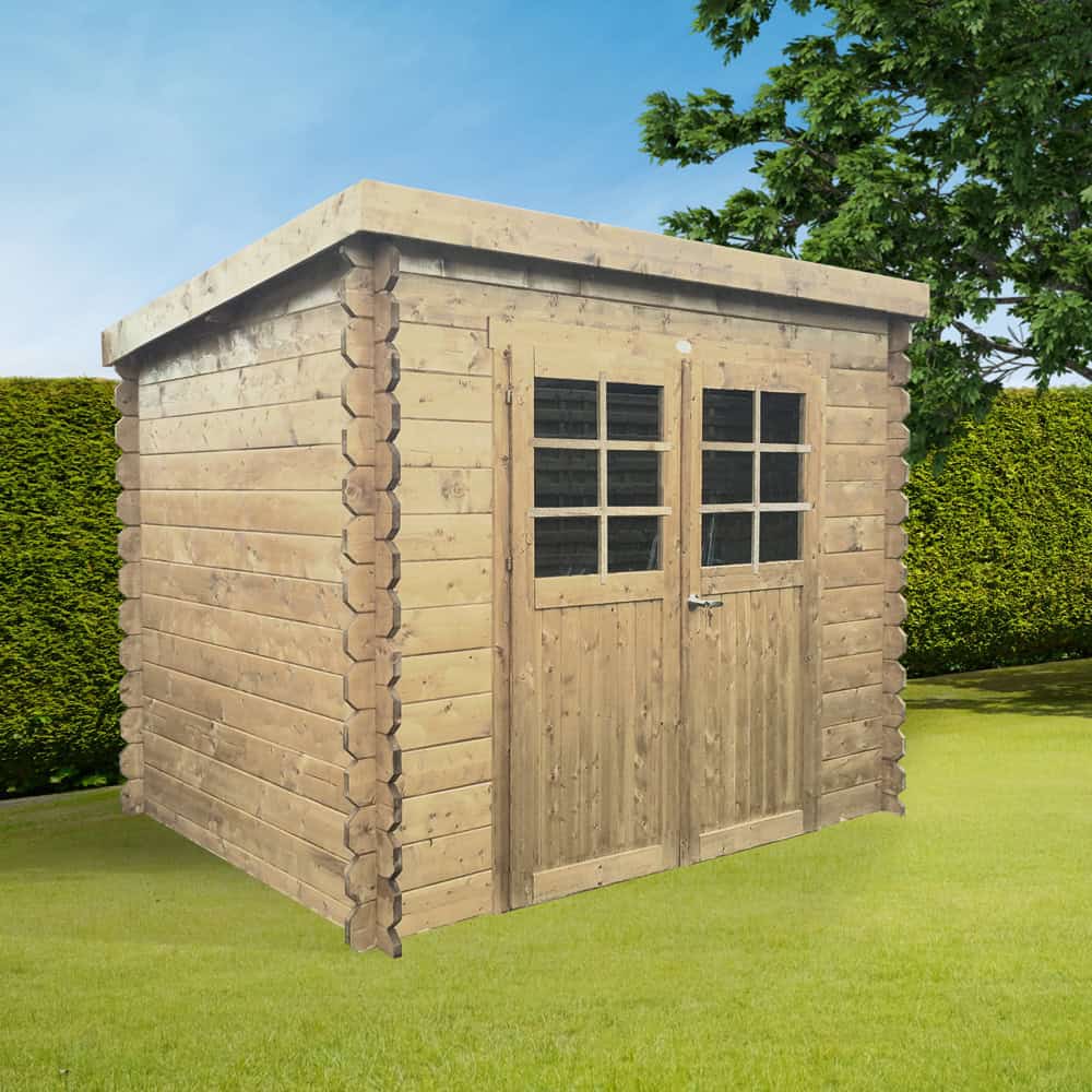 Casetta in legno JENA 298 x 248 x 191 spessore 19 pavimento COMPRESO-0 Casetta in legno JENA 298 x 248 x 191 spessore 19 pavimento COMPRESO-0