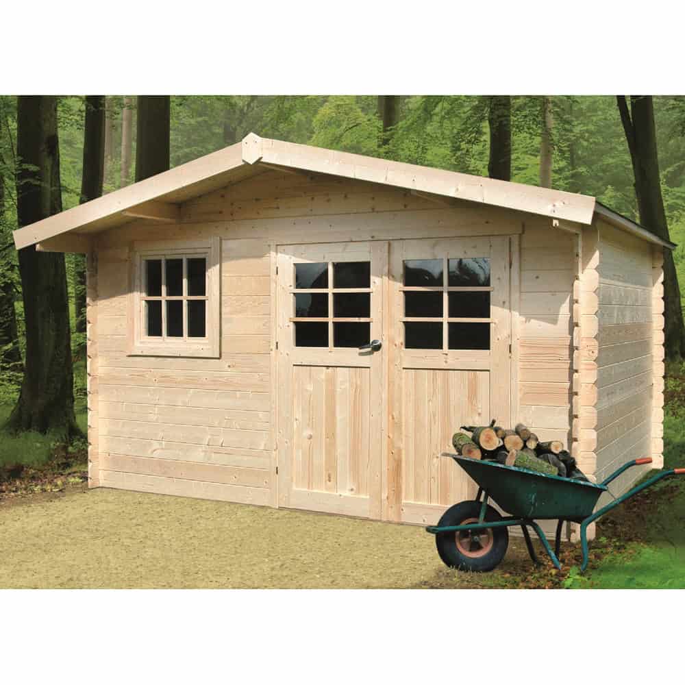 Casetta in legno LINZ 388 x 388 x 232 spessore 34 pavimento COMPRESO-0 Casetta in legno LINZ 388 x 388 x 232 spessore 34 pavimento COMPRESO-0