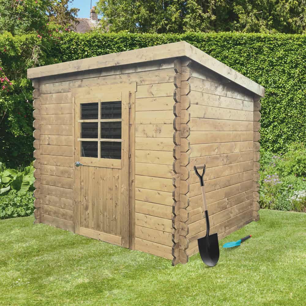 Casetta in legno PASSAU 198 x 198 x 191spessore 19 pavimento COMPRESO-0 Casetta in legno PASSAU 198 x 198 x 191spessore 19 pavimento COMPRESO-0