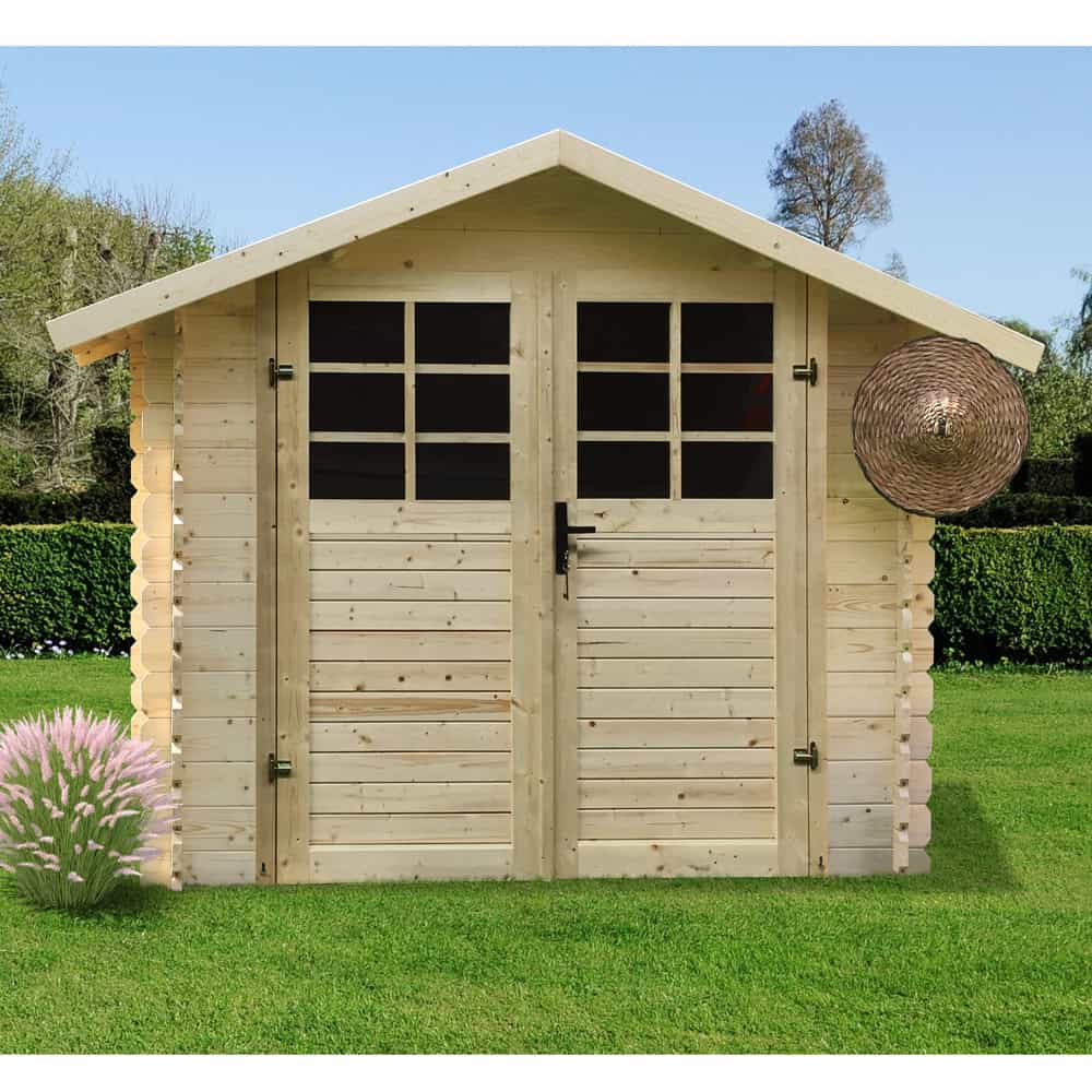 Onlywood Casetta in legno da giardino SAT 238 x 238 x 207 h. cm-0 Onlywood Casetta in legno da giardino SAT 238 x 238 x 207 h. cm-0