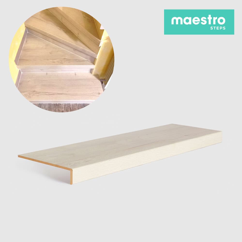 GRADINO NEVADA OAK Rivestimento Scale Interne Fai da te - Larghezza max 100 cm-0 GRADINO NEVADA OAK Rivestimento Scale Interne Fai da te - Larghezza max 100 cm-0