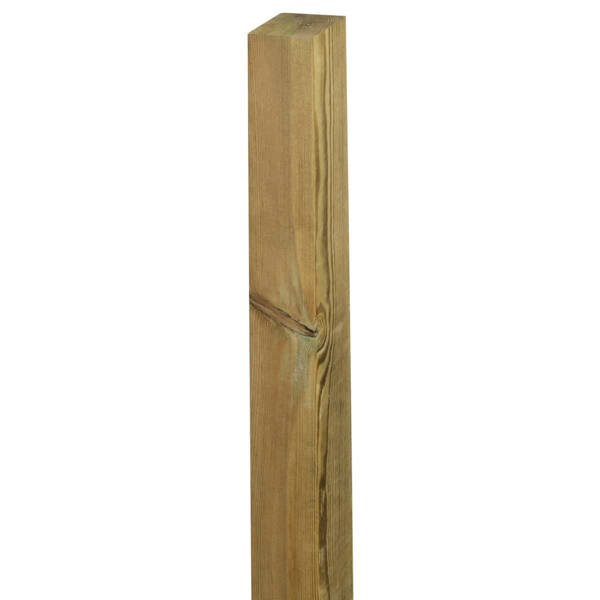 Montante per Steccati - Grigliati - Frangivista h.2100 mm Pino impregnato-0 Montante per Steccati - Grigliati - Frangivista h.2100 mm Pino impregnato-0