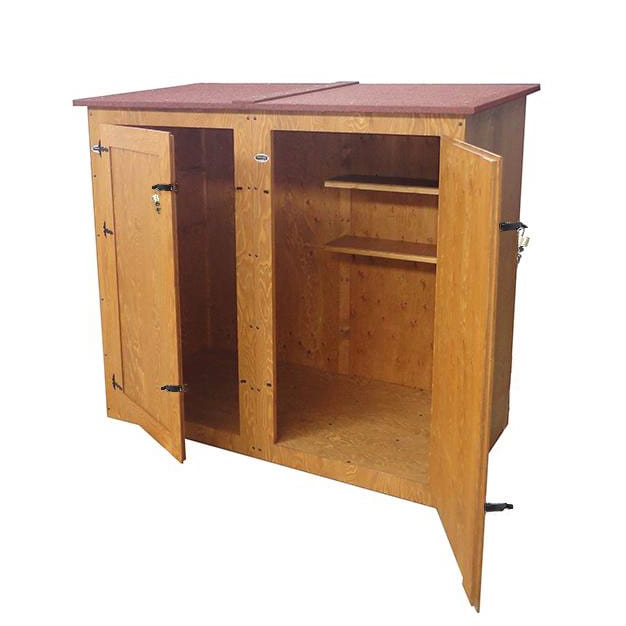 Armadio da Esterno in Legno Trattato BONIFATO 172 x 72 x 185 cm - Verniciato Noce-0 Armadio da Esterno in Legno Trattato BONIFATO 172 x 72 x 185 cm - Verniciato Noce-0