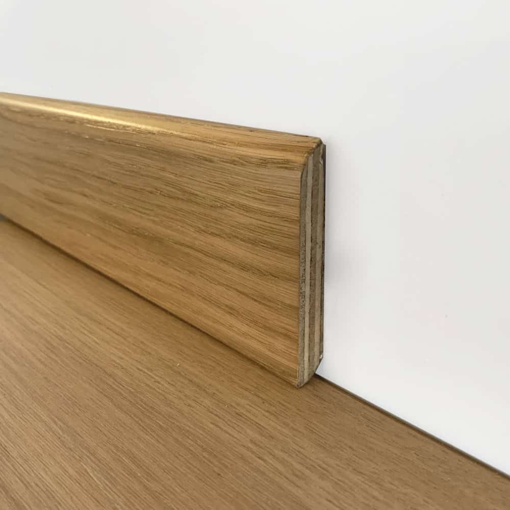 BATTISCOPA ROVERE in Legno Impiallacciato - 13 x 80 mm - Asta da 2,4 m-0 BATTISCOPA ROVERE in Legno Impiallacciato - 13 x 80 mm - Asta da 2,4 m-0