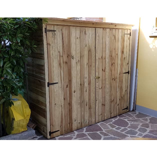 Armadio da Esterno in Legno ARMADIONE 183 x 90 x 179 cm -0 Armadio da Esterno in Legno ARMADIONE 183 x 90 x 179 cm -0