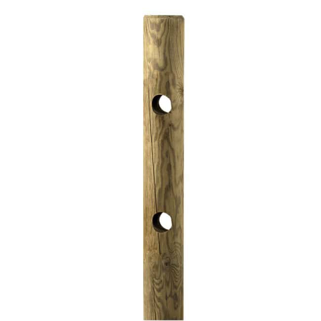 Palo di Chiusura Staccionata Diametro 10 cm 2 fori per corda Pino Autoclavato 150 h -0 Palo di Chiusura Staccionata Diametro 10 cm 2 fori per corda Pino Autoclavato 150 h -0