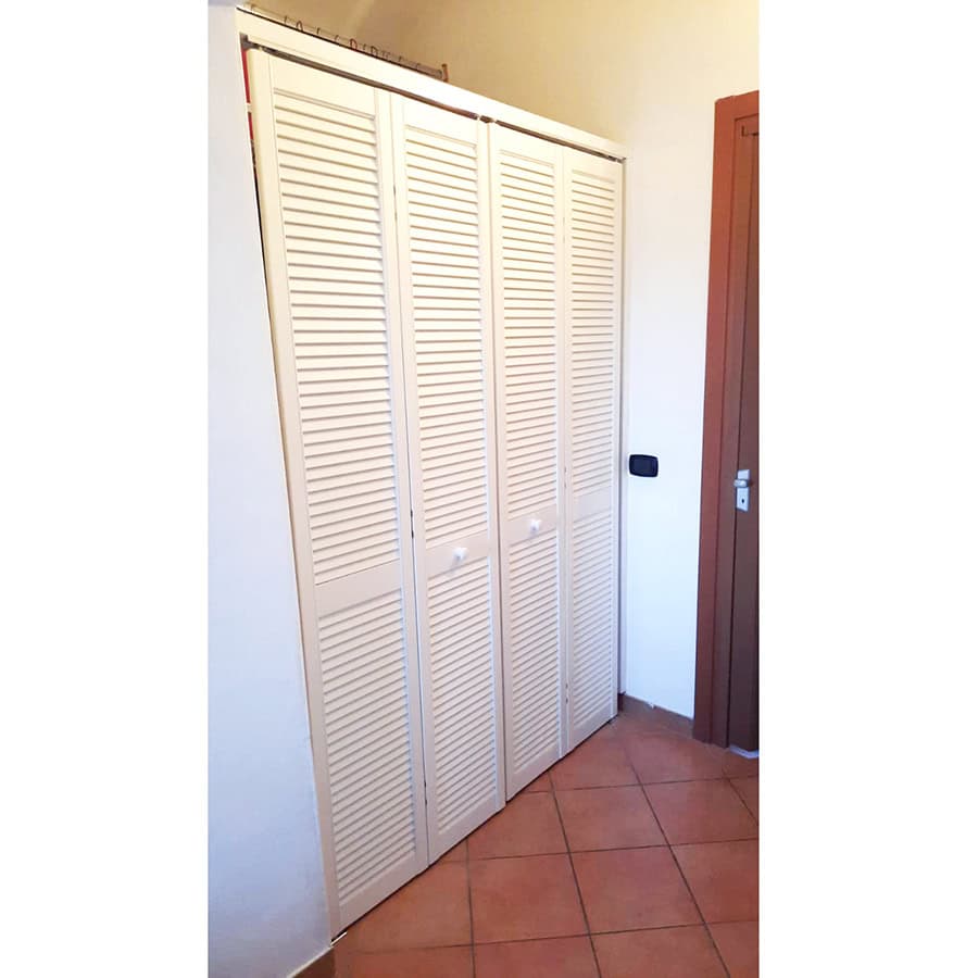 Onlywood Anta per Armadio a Muro a Persiana 710 x 2050 mm in Legno verniciato Bianco-0 Onlywood Anta per Armadio a Muro a Persiana 710 x 2050 mm in Legno verniciato Bianco-0
