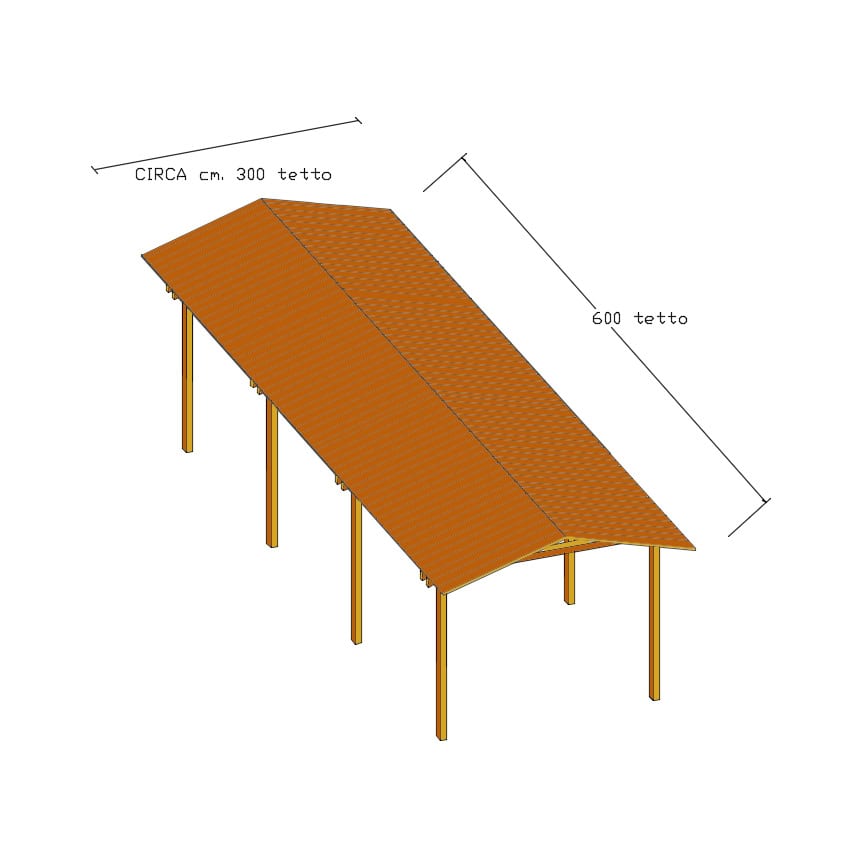 Onlywood Gazebo in Legno impregnato TIP 3 x 6 Tetto Antivento - Personalizzabile-0 Onlywood Gazebo in Legno impregnato TIP 3 x 6 Tetto Antivento - Personalizzabile-0