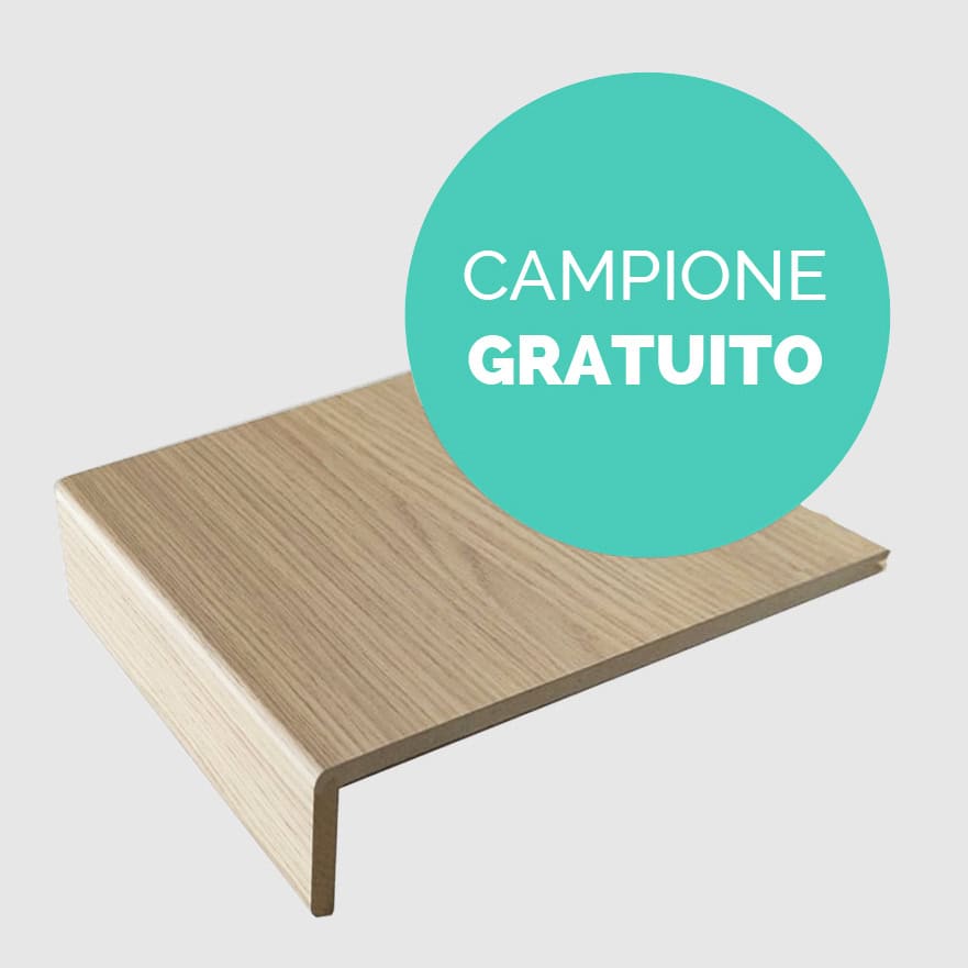 Campione Gradino FLORIDA OAK Rivestimento Scale-0 Campione Gradino FLORIDA OAK Rivestimento Scale-0