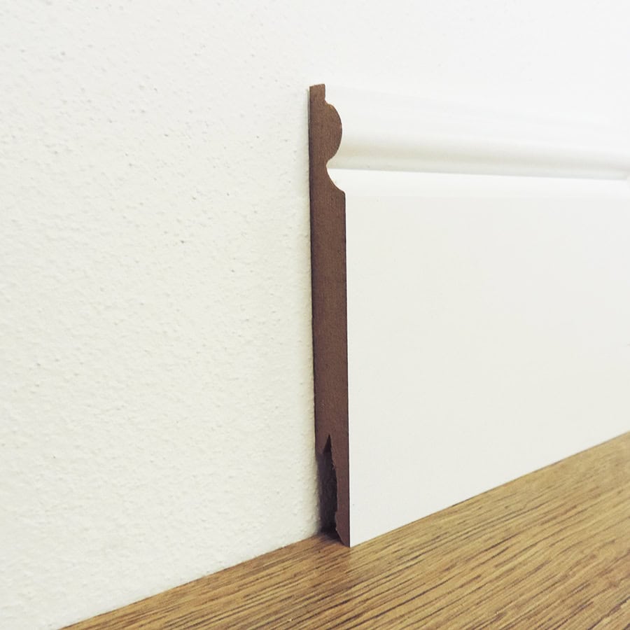 CAMPIONE - Battiscopa MDF Bianco Ducale - 14 x 120 mm - Asta da 2,4 m - Verniciabile-0 CAMPIONE - Battiscopa MDF Bianco Ducale - 14 x 120 mm - Asta da 2,4 m - Verniciabile-0