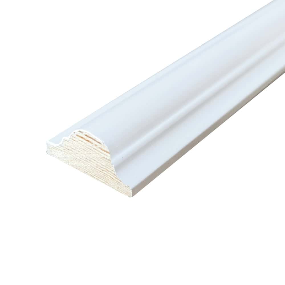 Cornice per Boiserie in Legno Massello Laccato Bianco 30 x 13 mm - Asta da 3 Metri-0 Cornice per Boiserie in Legno Massello Laccato Bianco 30 x 13 mm - Asta da 3 Metri-0