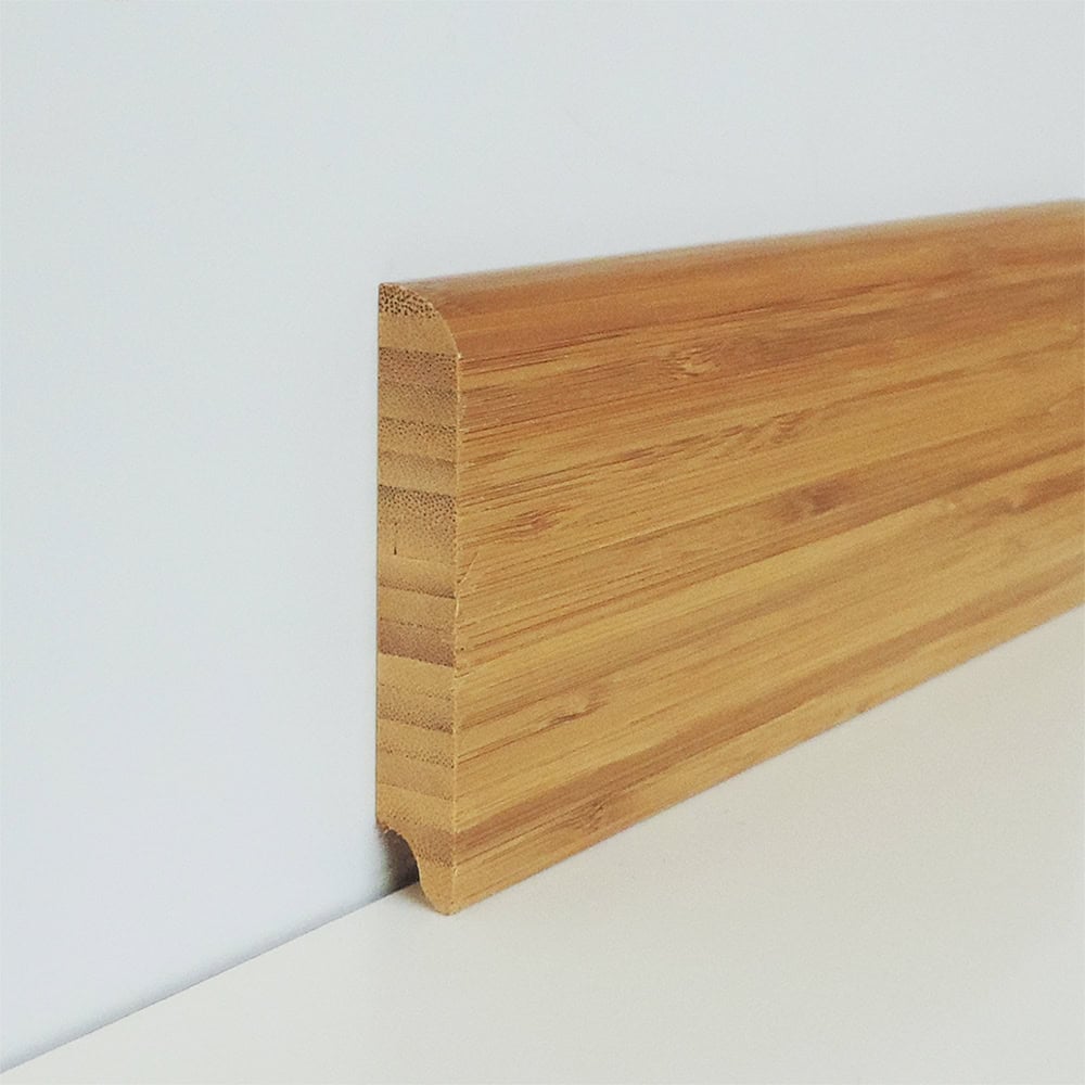 Battiscopa Bamboo Massello Listellare Verticale Carbonizzato - 78 x 12 mm - Asta 1,9 m-0 Battiscopa Bamboo Massello Listellare Verticale Carbonizzato - 78 x 12 mm - Asta 1,9 m-0