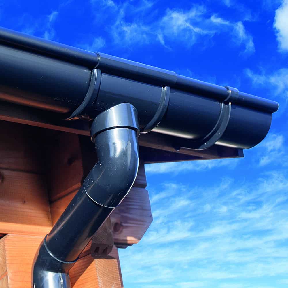 Onlywood Estensione kit Grondaia in plastica 200 cm - Per 2 Lati-0 Onlywood Estensione kit Grondaia in plastica 200 cm - Per 2 Lati-0