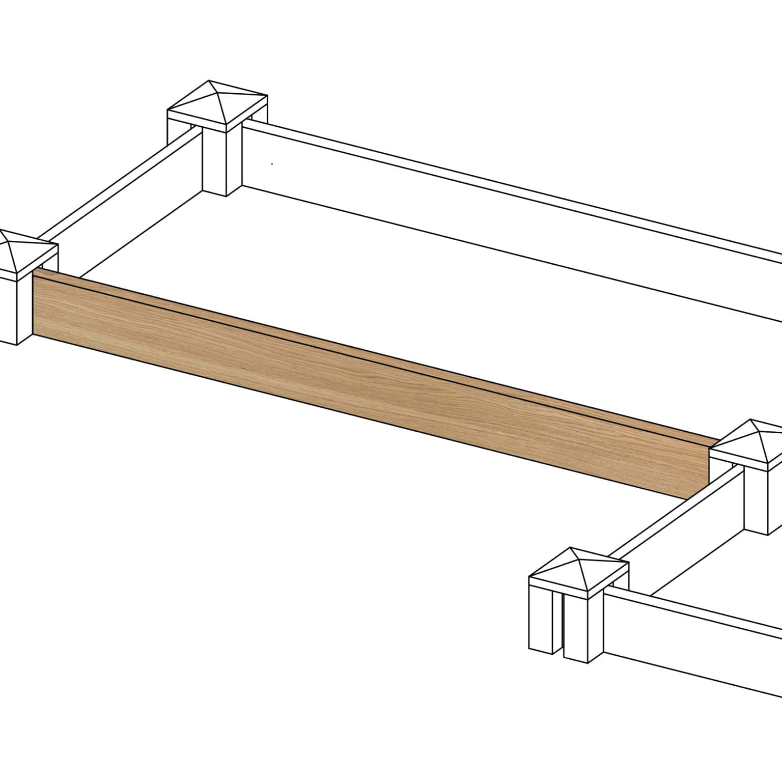 Onlywood Orto rialzato componibile LEGORTO - Perlina in Legno trattato larghezza 100 x 13 cm - Spessore 2 cm-0 Onlywood Orto rialzato componibile LEGORTO - Perlina in Legno trattato larghezza 100 x 13 cm - Spessore 2 cm-0