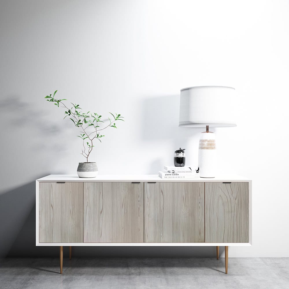 Onlywood Ante su Misura in Legno melaminico Rovere Grigio Spazzolato Glascow-0 Onlywood Ante su Misura in Legno melaminico Rovere Grigio Spazzolato Glascow-0