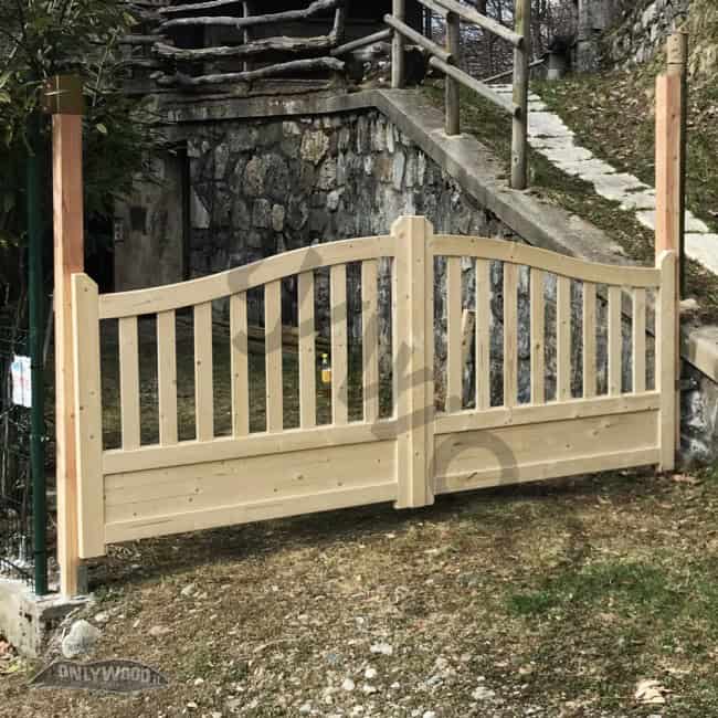 Cancello in Legno Doppio modello GAND 300 x 130 cm-0 Cancello in Legno Doppio modello GAND 300 x 130 cm-0