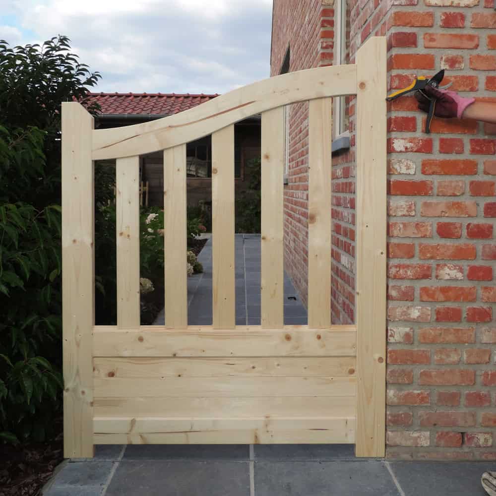 Cancello in Legno Pedonale modello GAND 100 x 130 cm-0 Cancello in Legno Pedonale modello GAND 100 x 130 cm-0