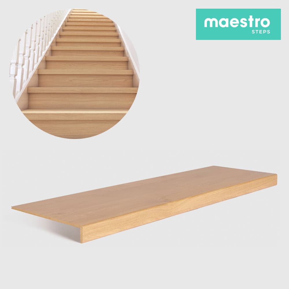 GRADINO TEXAS OAK Rivestimento Scale Interne Fai da te - Larghezza max 130 cm-0 GRADINO TEXAS OAK Rivestimento Scale Interne Fai da te - Larghezza max 130 cm-0