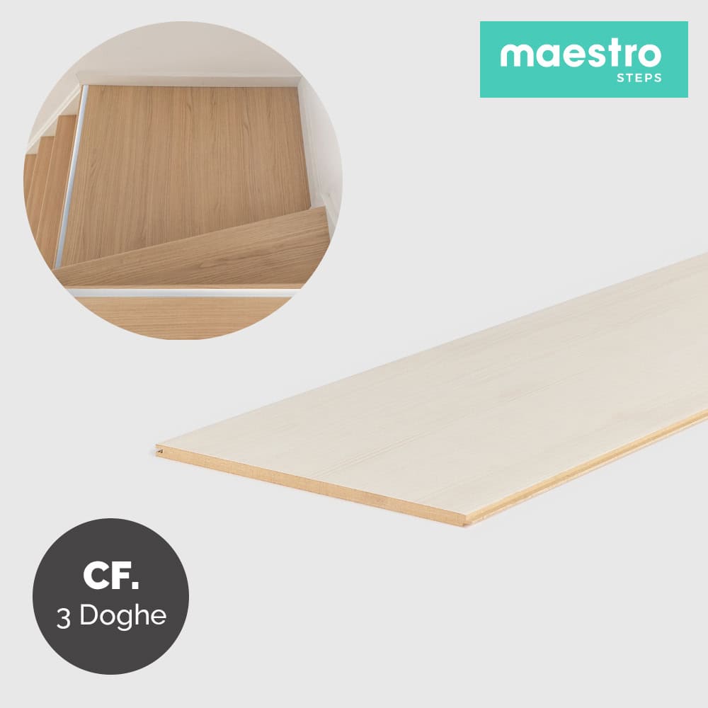 PIANEROTTOLO NEBRASKA OAK Rivestimento per Scale Interne - Confezione 1,38 MQ-0 PIANEROTTOLO NEBRASKA OAK Rivestimento per Scale Interne - Confezione 1,38 MQ-0