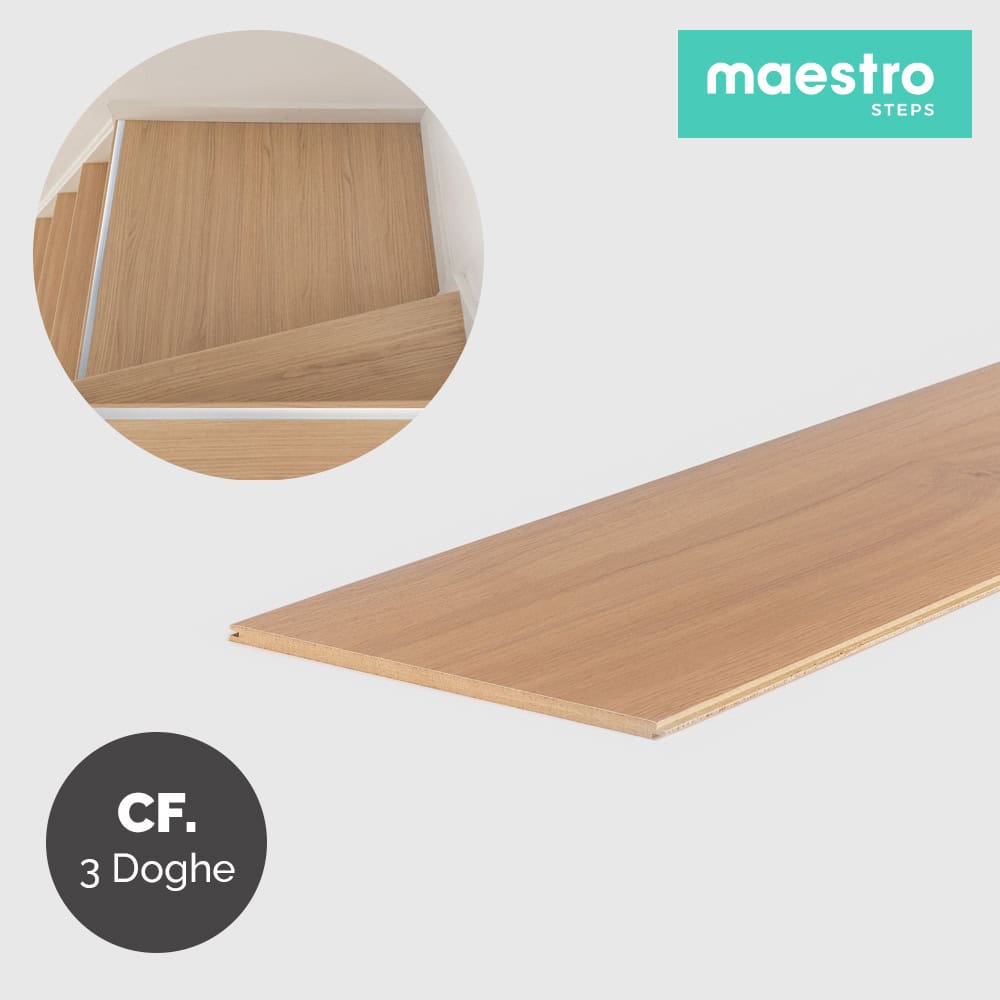 PIANEROTTOLO TEXAS OAK Rivestimento per Scale Interne - Confezione 1,38 MQ-0 PIANEROTTOLO TEXAS OAK Rivestimento per Scale Interne - Confezione 1,38 MQ-0