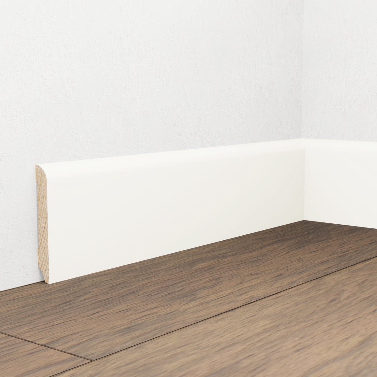 Onlywood Battiscopa Legno BIANCO Laccato RAL 9010 - 70 x 10 mm - Asta da 2,4 Metri-0 Onlywood Battiscopa Legno BIANCO Laccato RAL 9010 - 70 x 10 mm - Asta da 2,4 Metri-0