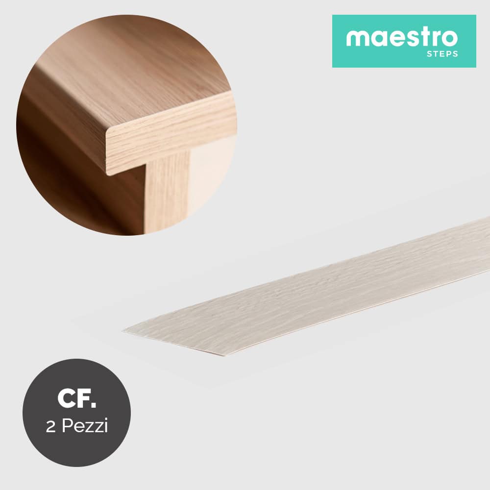 BORDO DI FINITURA COLORADO OAK Rivestimento per Scale Interne - Confezione 2 Pezzi-0 BORDO DI FINITURA COLORADO OAK Rivestimento per Scale Interne - Confezione 2 Pezzi-0
