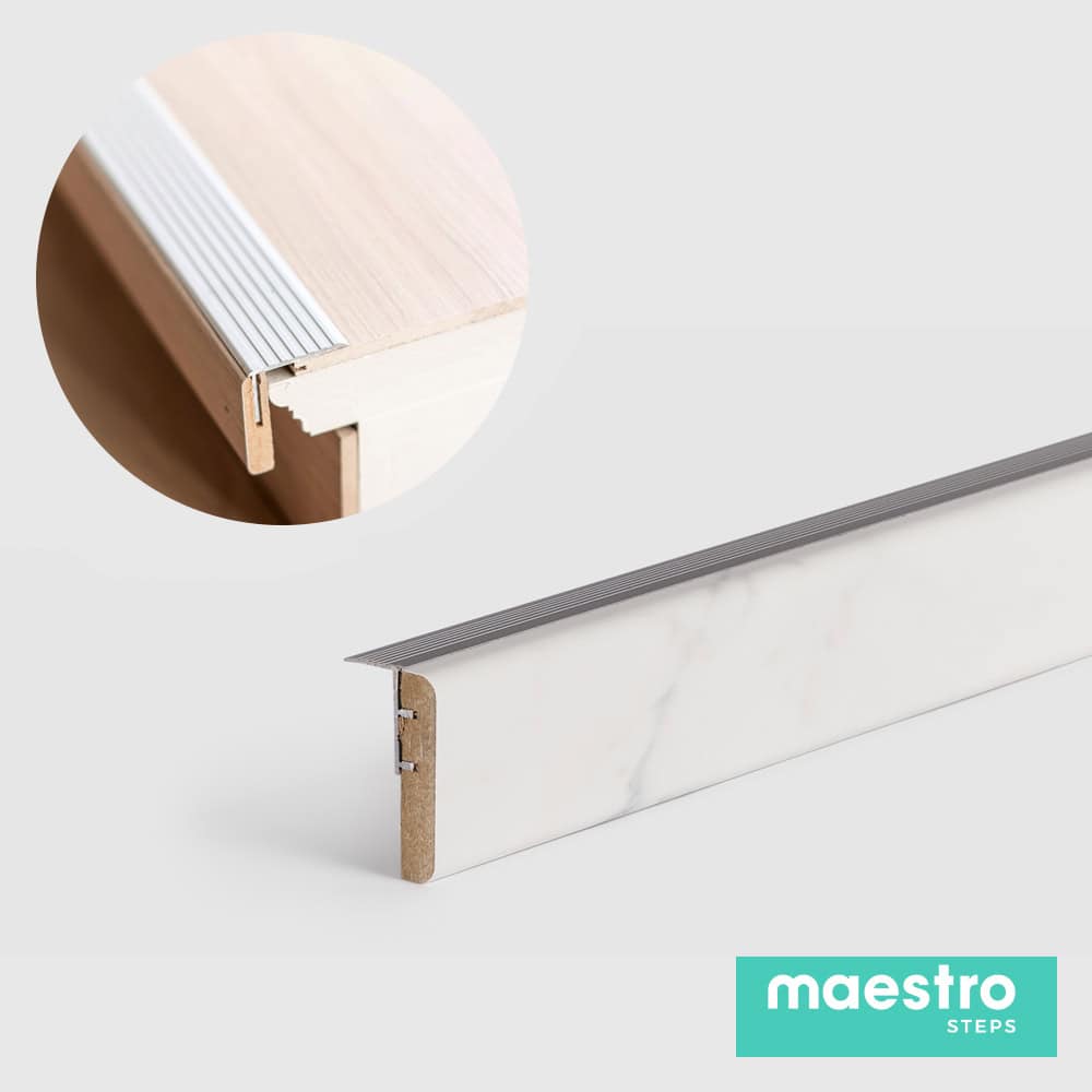 PROFILO DI PARTENZA MARMO BIANCO Rivestimento per Scale Interne-0 PROFILO DI PARTENZA MARMO BIANCO Rivestimento per Scale Interne-0