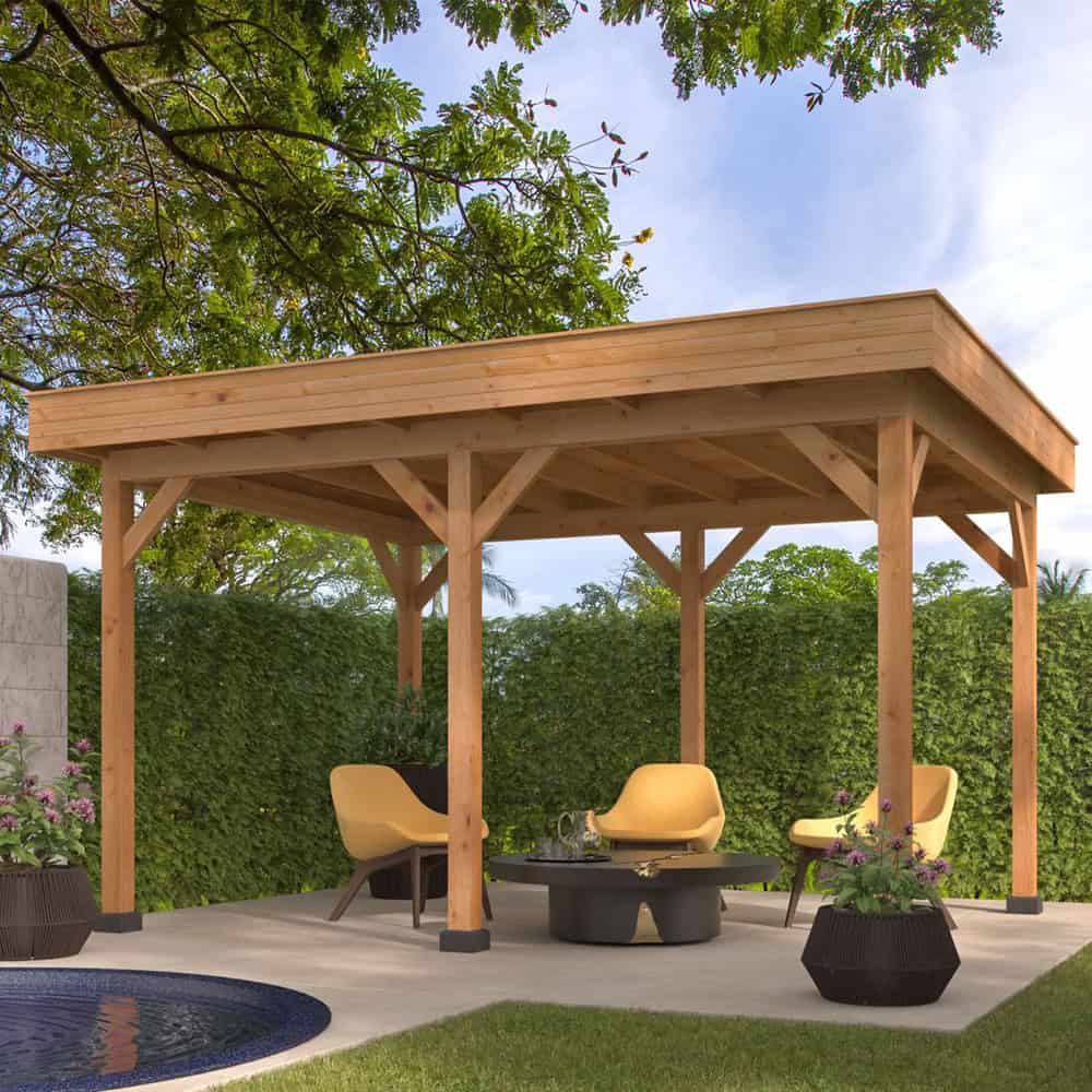 Pergola modulare in legno di Douglas OSLO L - set base 478 x 380 cm-0 Pergola modulare in legno di Douglas OSLO L - set base 478 x 380 cm-0