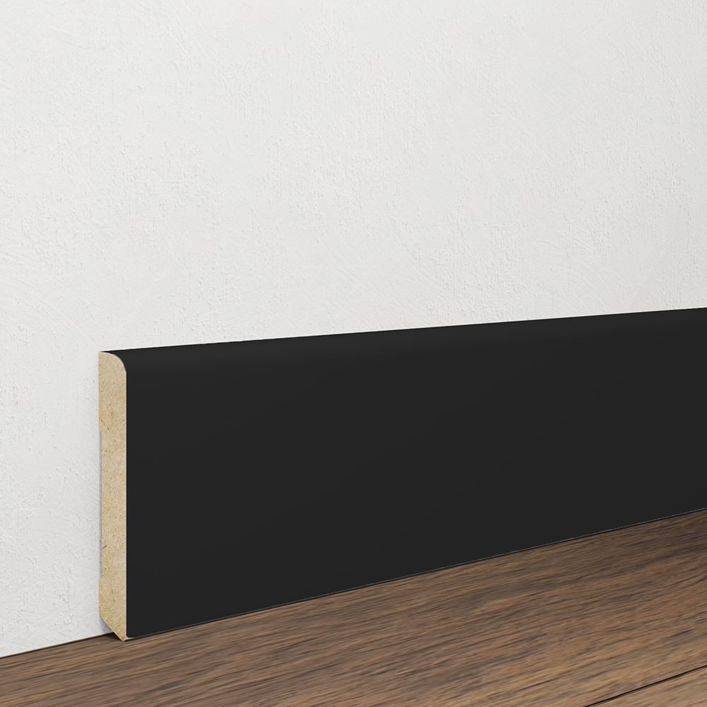 Onlywood Battiscopa Mdf Nero Stondato - 70 x 10 mm - Asta da 2,4 Metri - Made in Italy-0 Onlywood Battiscopa Mdf Nero Stondato - 70 x 10 mm - Asta da 2,4 Metri - Made in Italy-0