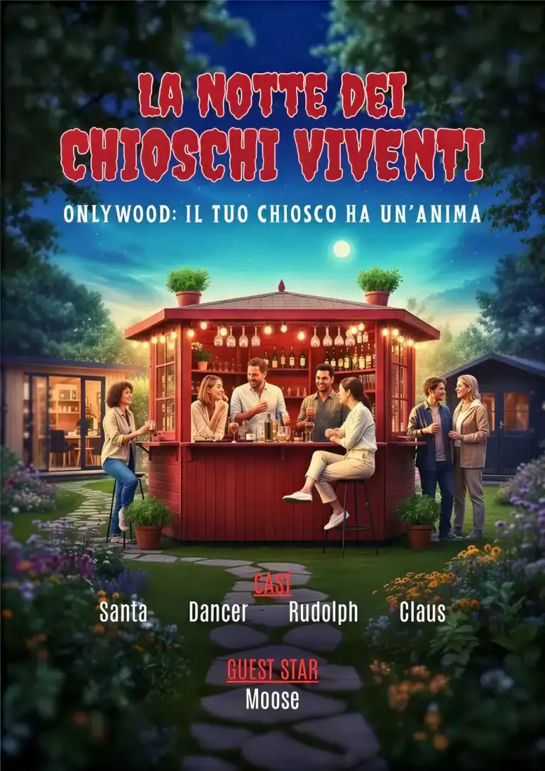 Home 10 chioschi Onlywood legno da cinema