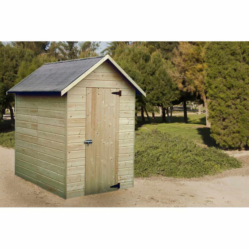 casetta-in-legno-da-giardino-spessore-12-mm-ambeal-149182-cm-decor-et-jardin Decor et jardin armadio/casetta AMBEAL in abete 122 x 162 - immagine 1
