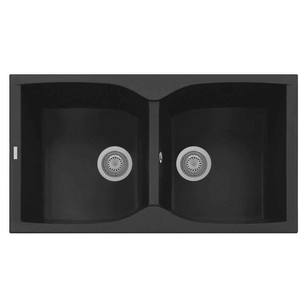 Lavello Cucina Naiky NK08620 a due vasche, 860 x 500 mm