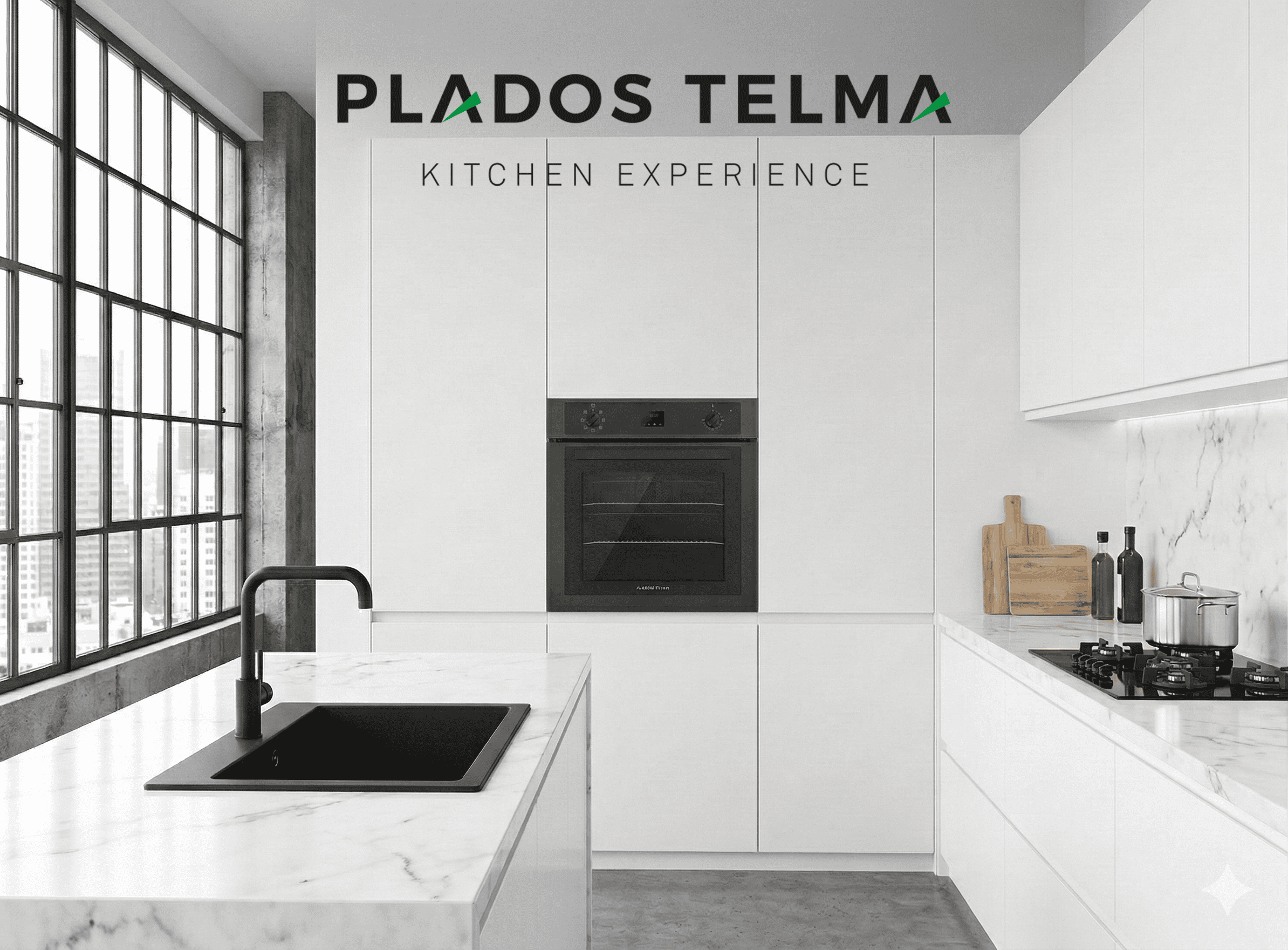 Cucina moderna con elettrodomestici Plados Telma