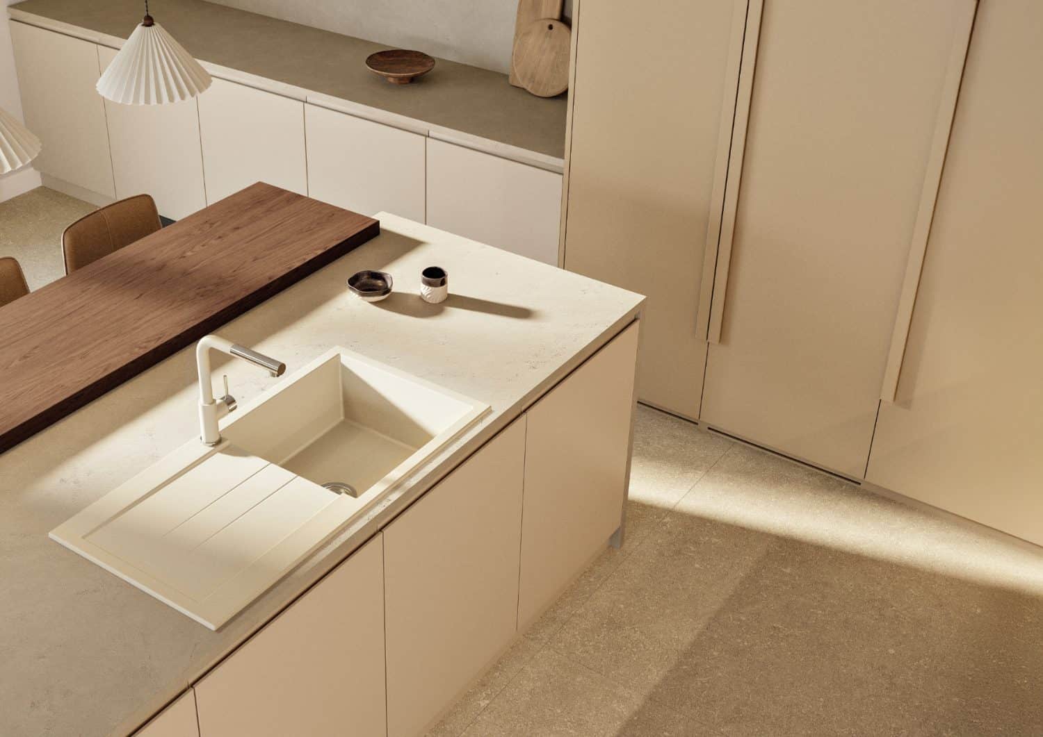 Lavello Elegance AM9910 in finitura Jasmine
