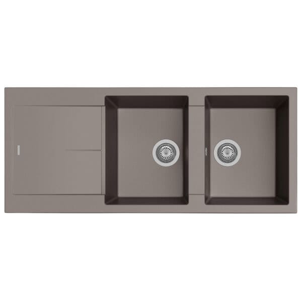 Modern stainless steel double kitchen sink