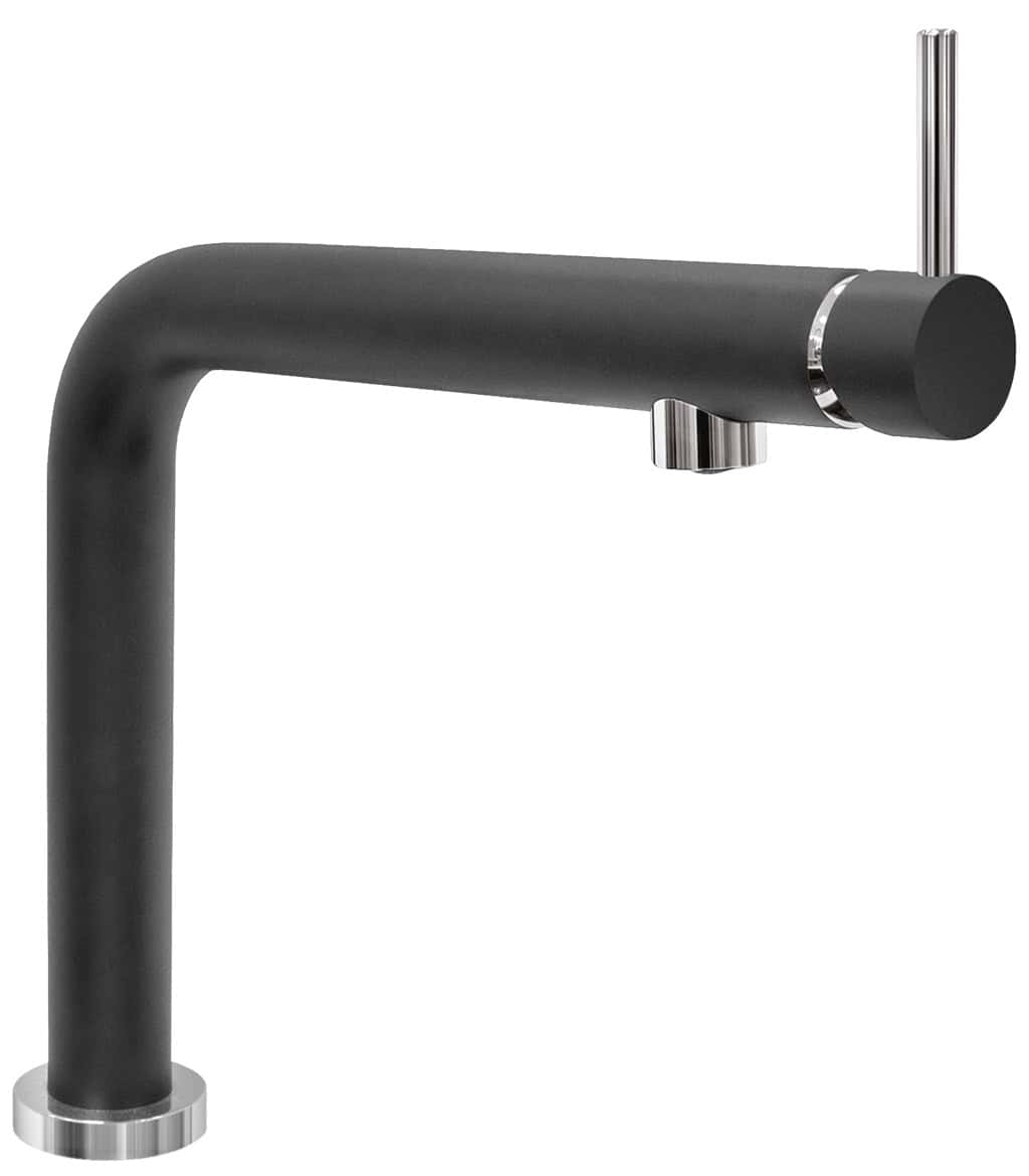 Robinet de cuisine moderne noir