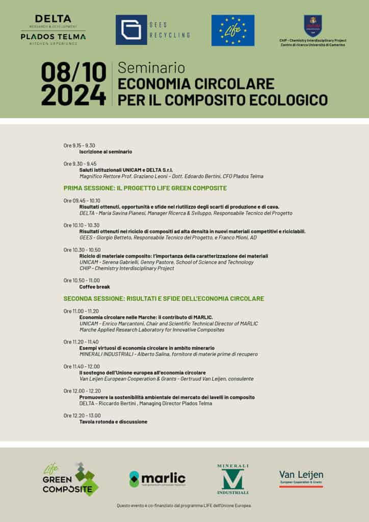 Seminario Economia Circolare per il Composito Ecologico 2024