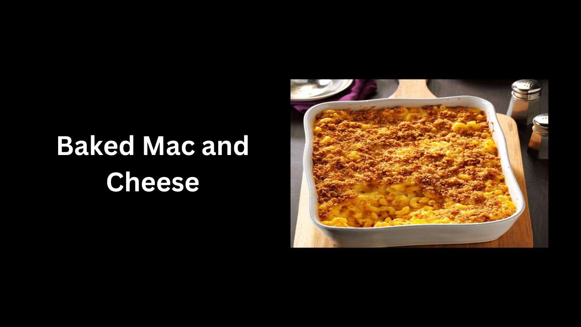 Baked Mac and Cheese