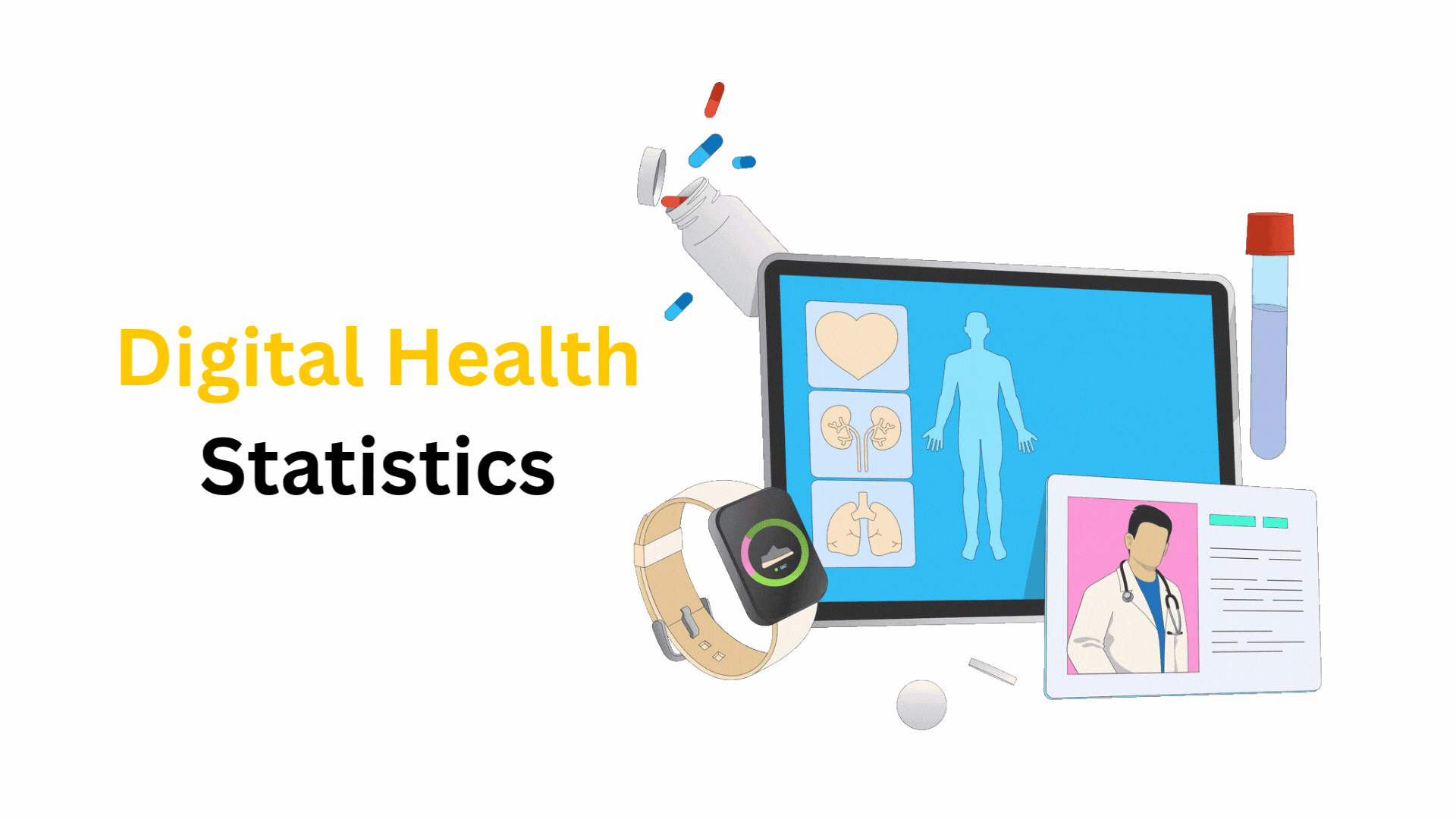 Digital Health Statistics By App Usage, Country, Market Size and Facts (2025)