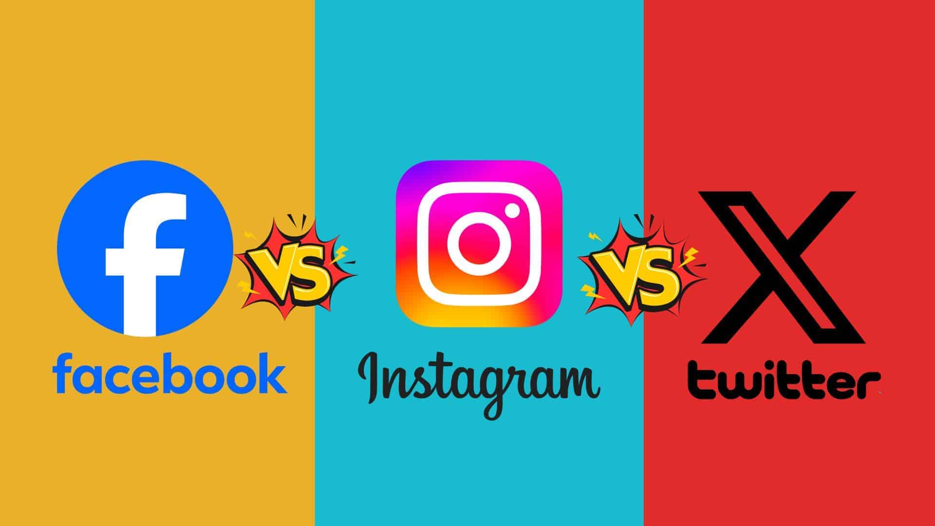 Facebook vs Instagram vs Twitter Statistics – Which is Better? (2025)
