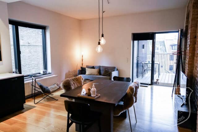 aarhus lejlighed rå mursten modern arkitekttegnet location denmark scoutshonor 17
