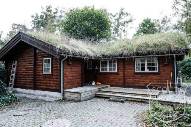 bjlkehytte porch grspatag naturgrund nordsjlland location danmark scoutshonor46of79