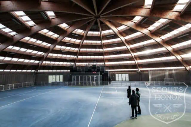 sportshal futuristisk trkonstruktion location danmark8of10