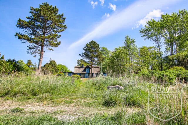 sommerhus kulhuse havudsigt stråtækt naturgrund location denmark scoutshonor 08