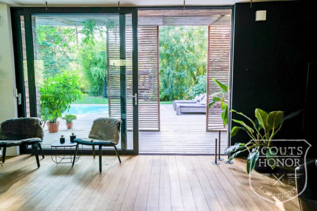 skåne arkitekttegnet villa udendørs pool naturområde luksus location denmark scoutshonor 017