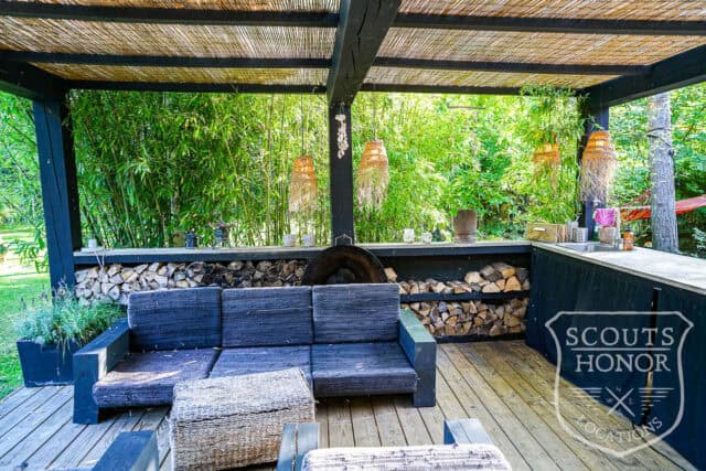 skåne arkitekttegnet villa udendørs pool naturområde luksus location denmark scoutshonor 071
