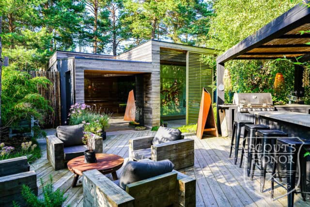 skåne arkitekttegnet villa udendørs pool naturområde luksus location denmark scoutshonor 079