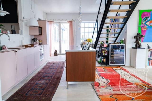 lejlighed islands brygge lyserødt køkken dansk design store vinduer location denmark scoutshonor 55