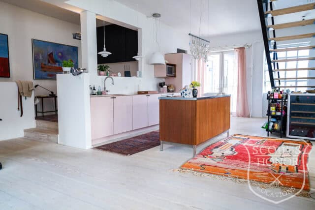 lejlighed islands brygge lyserødt køkken dansk design store vinduer location denmark scoutshonor 56